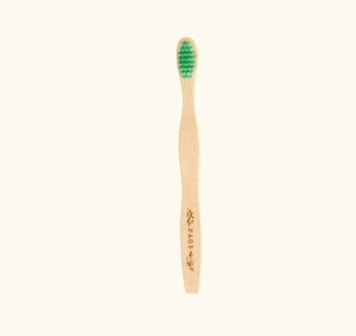 [4PS00016] Brosse à dent bambou enfant - vert d'eau